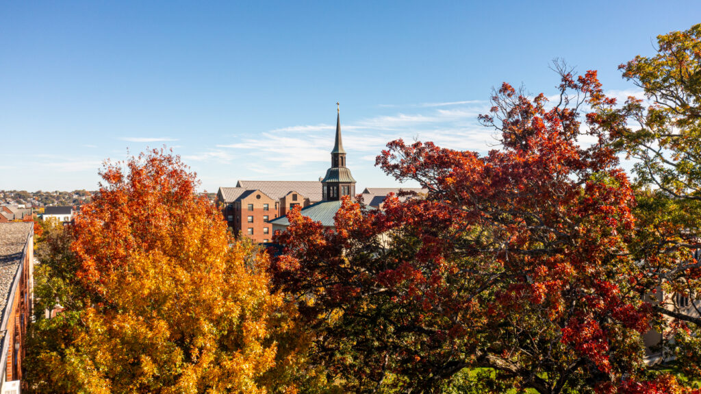 Outside fall colors
